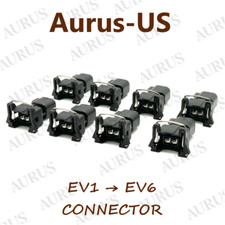 Aurus Set Of 8 Fuel Injectors Connector Adapter From Ev1 To Ev6 Aurus Set Of 8 Fuel Injectors Connector Adapter From Ev1 To Ev6