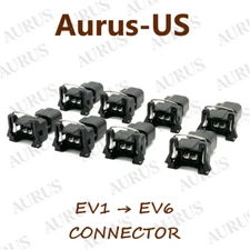 AURUS SET OF 8 Fuel Injectors Connector Adapter from EV1 to EV6