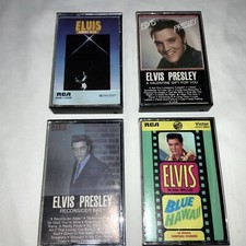Elvis Presley - Lot Of Four Elvis Presley Cassette Tapes In Excellent Condition