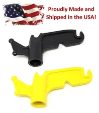 Black & Yellow Plastic Utility Handy Hook Kit -  Screw On Pole Attachment Hook