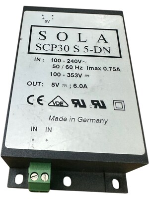 New SOLA SCP30 S 5-DN Power Supply  Fast Shipping 