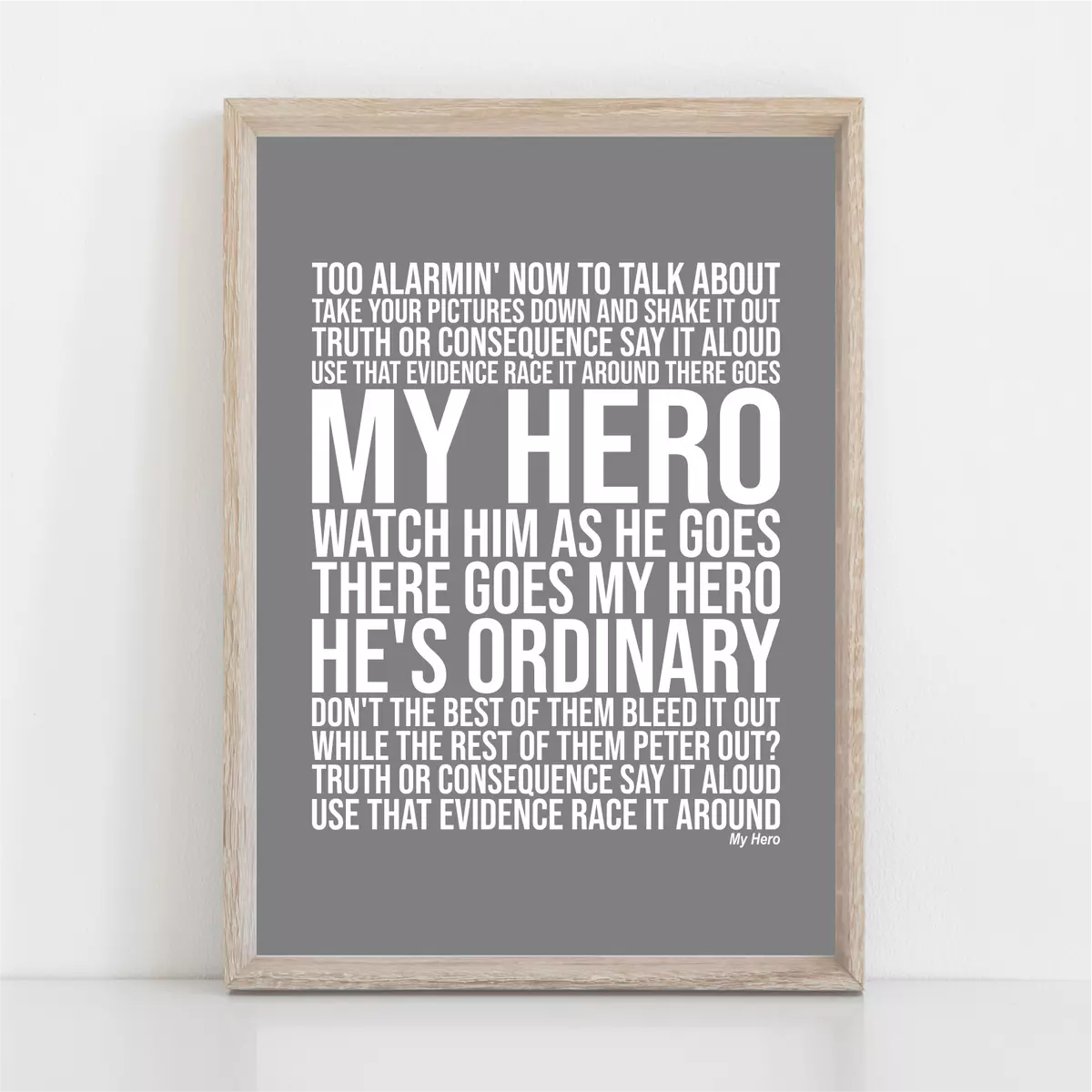 my hero foo fighters lyrics 