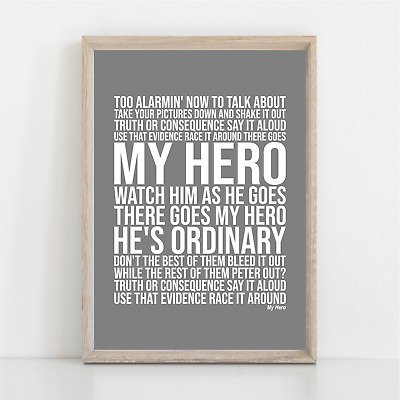 Foo Fighters My Hero Lyrics -  Canada