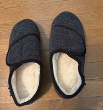 Women's Diabetic Slippers Loafer Bedroom House Shoes Longbay Faux Fur Lining