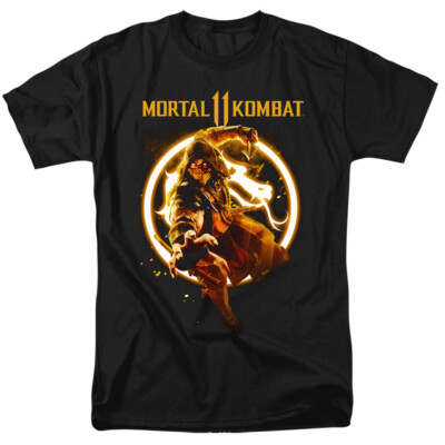 Mortal Kombat 11 T-Shirt Scorpion Black Tee