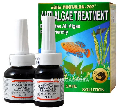 ESHA PROTALON 707 ANTI ALGAE TREATMENT 20ML+10ML AQUARIUM FISH TANK