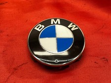 Bmw E46 E82 E88 E90 E60 E63 Z4 Wheel Center Hub Cap With Clipped-on Plaque Oem