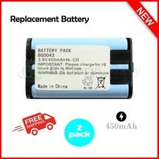2 Home Phone Rechargeable Battery for Panasonic HHR-P104 HHR-P104A 2,400 SOLD