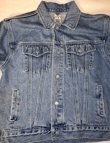 *VTG 1997 Warner Bros Studio Store Kids "LOONEYTUNES" Denim Jean Jacket - Large - Picture 7 of 10