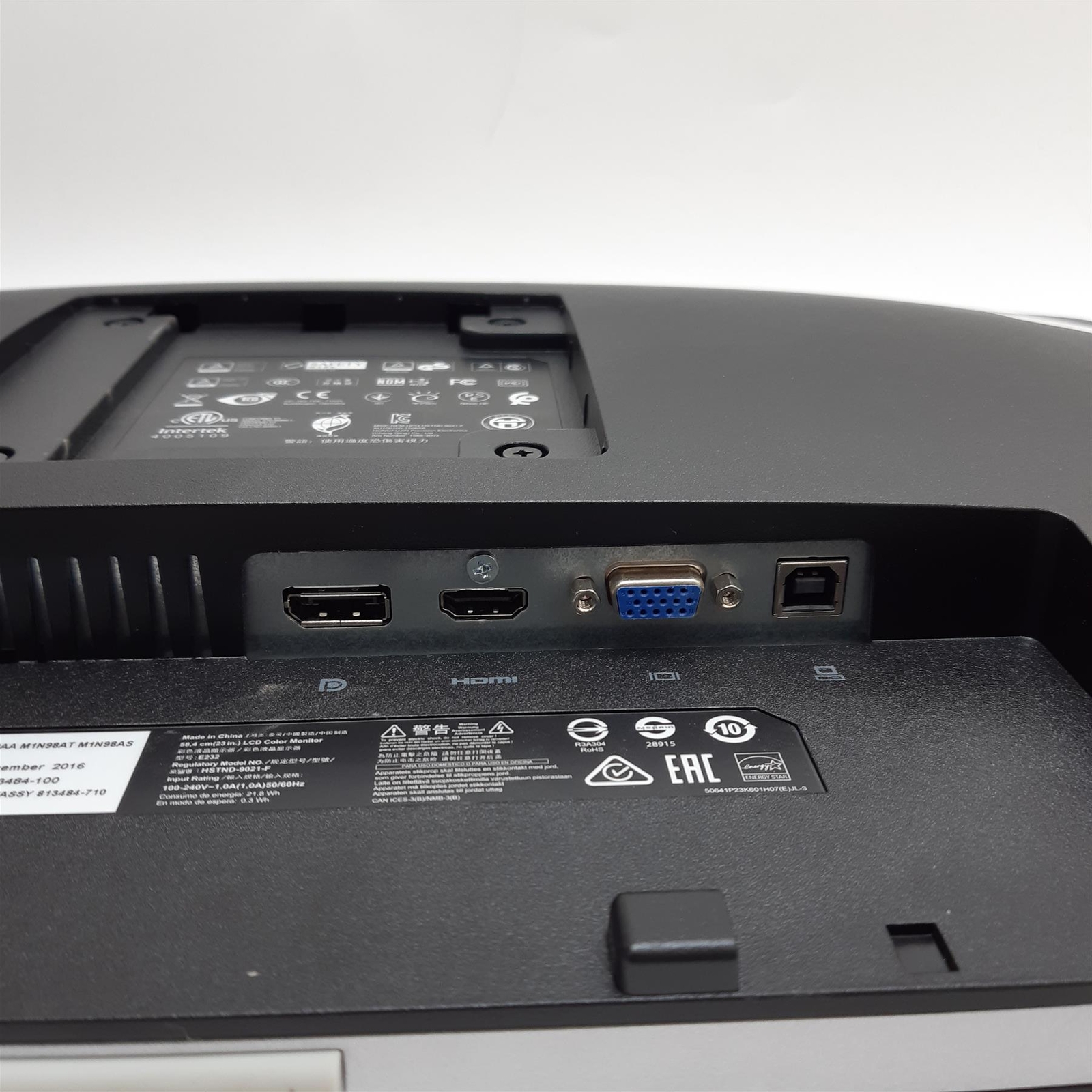 HP EliteDisplay E232 23in HDMI USB Monitor inc Stand eBay