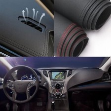 For Hyundai Azera 12-22 Leather Non-slip Dash Board Cover Mat Dashboard Carpet1