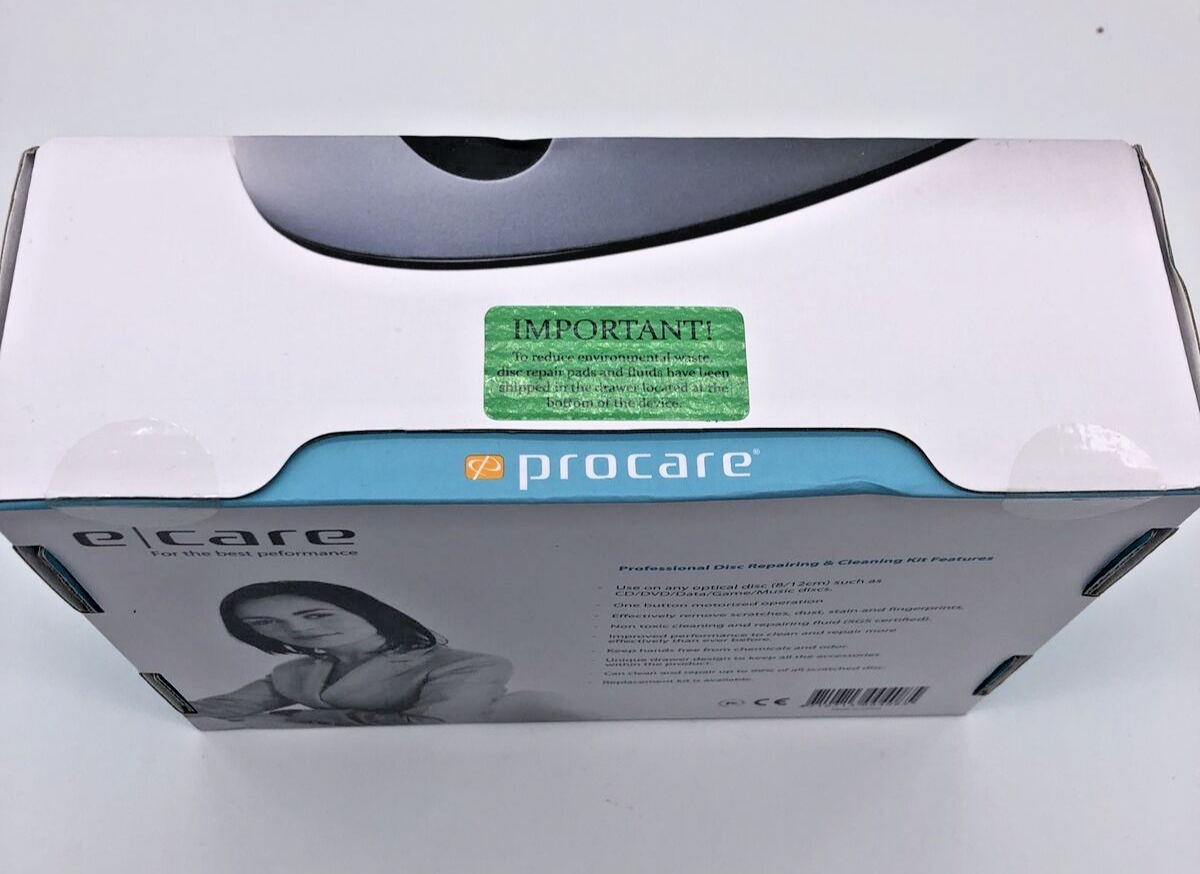 PROCARE CD/DVD Bluray Disc Cleaning and Repairing Kit PRO NEW SEALED