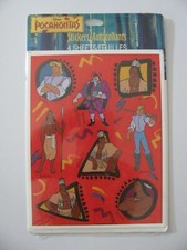 Hallmark Stickers Disney POCAHONTAS 4 Sheets NIP