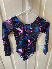Arshiner Girls Long Sleeve Magical Leotard  Unicorns  Size 8 girls 150  