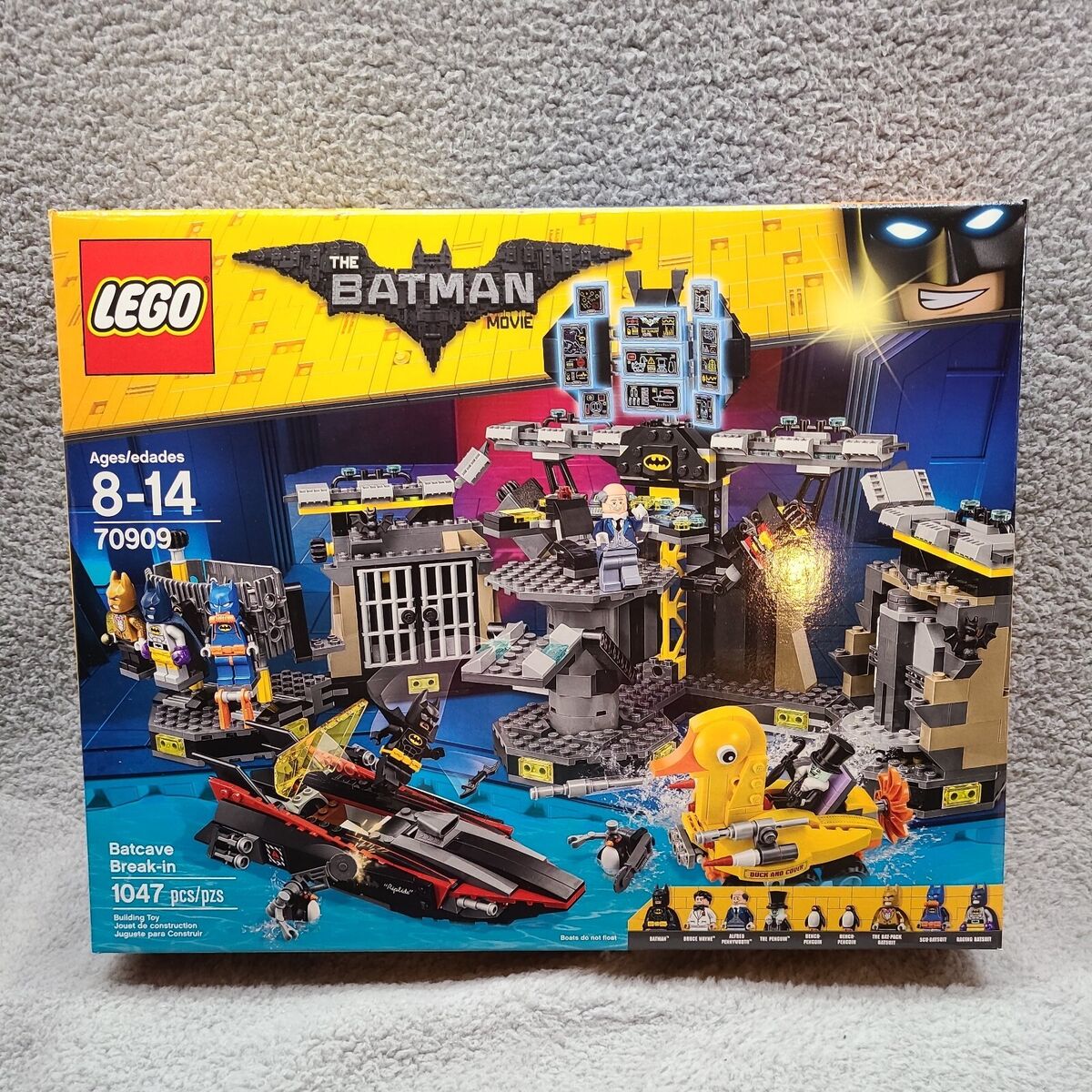 Lego The Batman Movie Batcave Break-in (70909) Building Kit 1047 Pcs  Retired Set