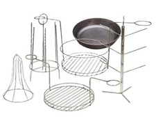 Tandoor Profi Zubehör Set 6-in-1 – Edelstahl & Gusseisen für echtes Tandoor-Koch