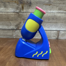 GeoSafari Talking Microscope Educational Toy Blue/Green w/ Slide Storage Tray