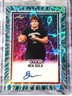 Ben Gula 2025 Leaf Vivid Football Teal Lava Auto 9/10 #BA-BG1 Colorado Buffaloes