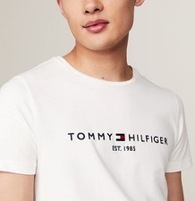 Image of Tommy Hilfiger Embroidered Logo T- Shirt (EST. 1985)