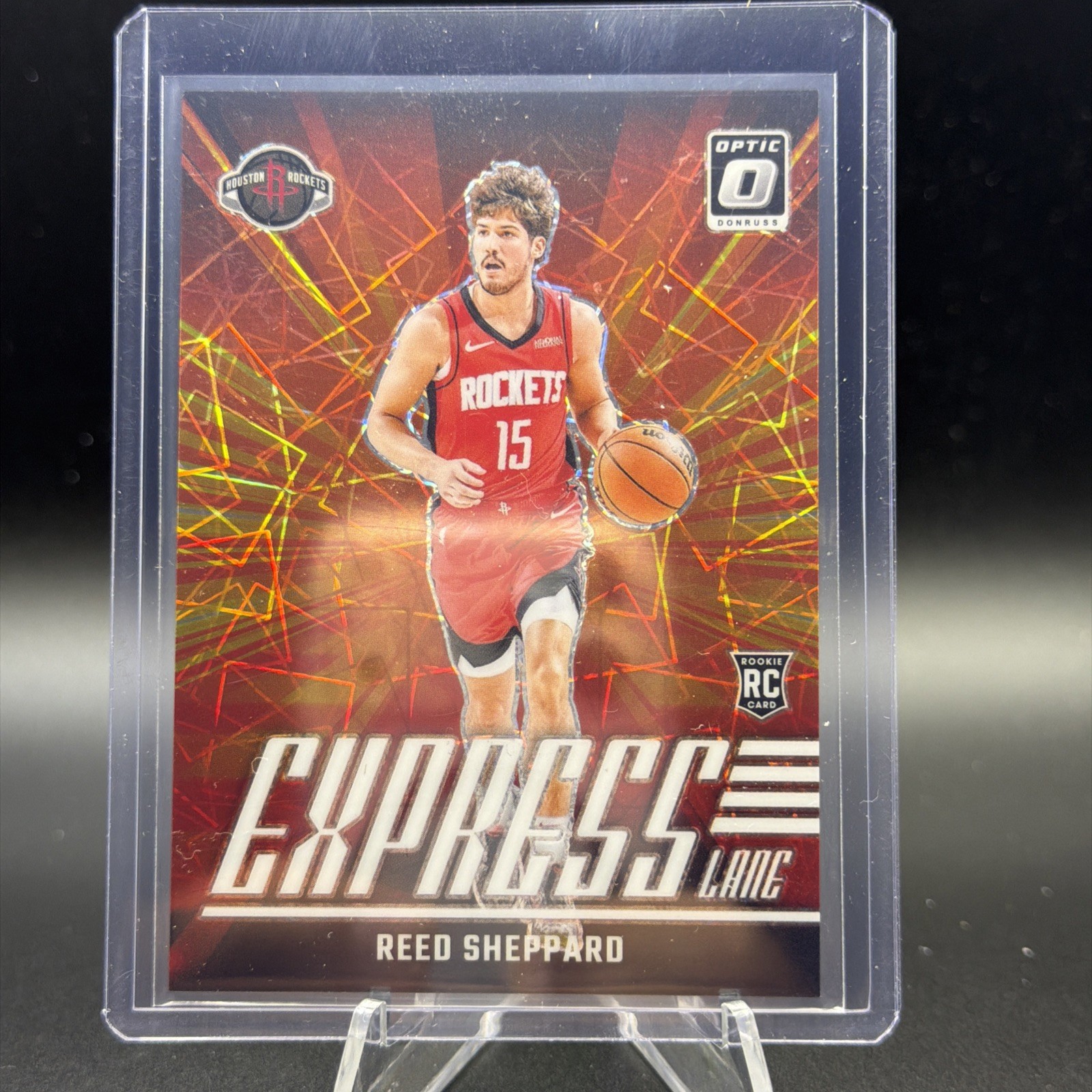 2024-25 Donruss Optic Reed Sheppard  Express Lane White Velocity 17/59 RC