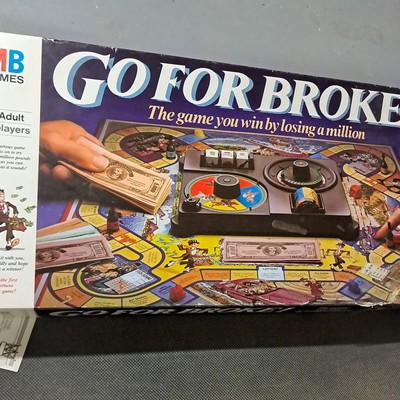 GO FOR BROKEN GAME LOSE A MILLION & WIN - MB SPIELE. Alles komplett außer 1 Hotel