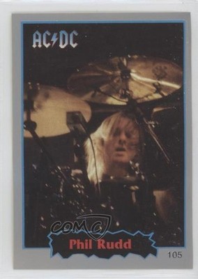 1997 Ultra Figus New Rock Cards Phil Rudd #105 0a6