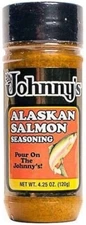 (Free Duty Tax) Johnny's, Alaskan Salmon Seasoning, 4.25 Ounce