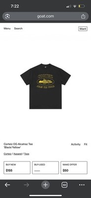 Corteiz Rules The World Tee 'Black/Yellow' | eBay