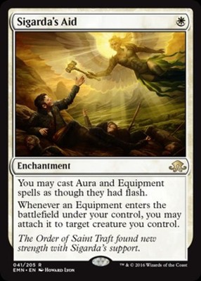 Sigarda's Aid - Medium Play MTG Eldritch Moon