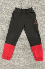 Jordan Red Black Boys Sweatpants - Size Medium 10-12yrs