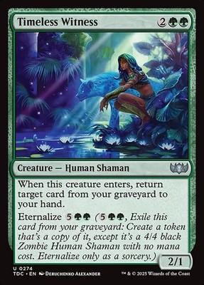 Magic/MTG Timeless Witness TDC-274 Uncommon Englisch Neu