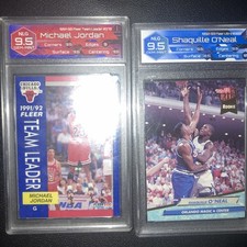 michael jordan Shaq Jaden Daniel’s Luke Mccaffrey Pokémon Card Lot 