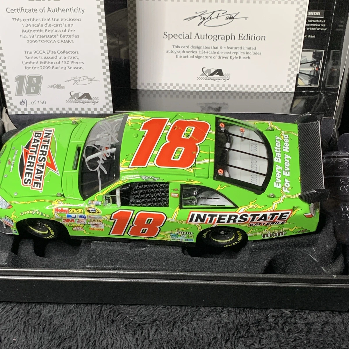 Kyle Busch Green 1:24 Diecast Racing Cars for sale | eBay