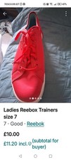Rebook Ladies Trainners Size 7