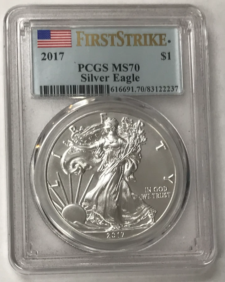 American Eagle MS 70 Graded 2017 Silver Bullion Coins for sale | eBay