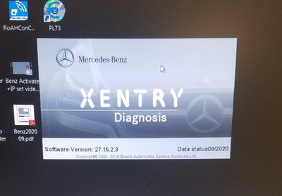 Mercedes-Benz Diagnostic | XENTRY DAS WIS | STAR SDS v. 2020 | Dell D830 laptop