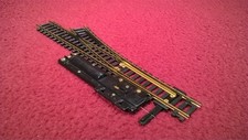  3 HO ATLAS RIGHT REMOTE SNAP SWITCH TRACK - CODE 100 BRASS