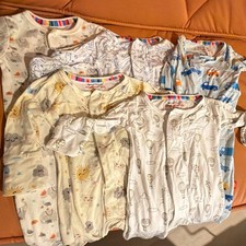 Magnetic Me 5-Pack Footless Magnetic Cotton Knit One-Piece Coveralls, Cars