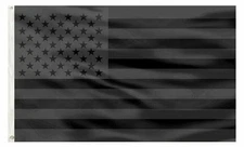 3x5FT All Black American Flag US Black Flag Tactical Decor Blackout USA