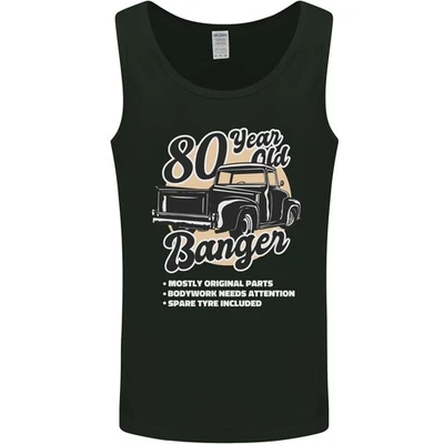 80 Jahre Alter Banger Geburtstag 80. Jahre Alter Herren Weste Tanktop - Bild 1 von 4