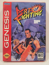 Art of Fighting SEGA Genesis Authentic Cardboard BOX ONLY
