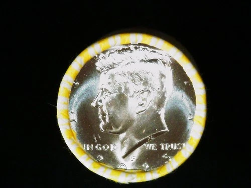 2025-P Kennedy Half Dollar Roll BU. (1). Heads/Tails. Free Shipping!