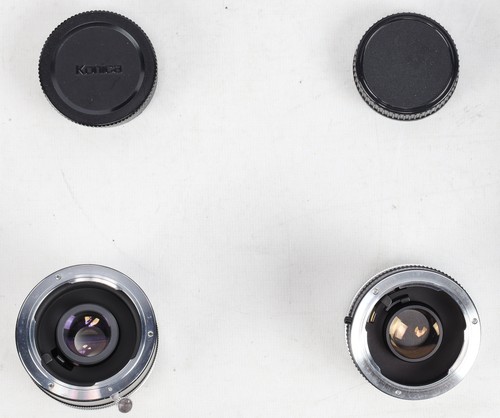 Lot of Konica Autoflex T 35mm Camera Body with (4) 3rd Party Lenses | eBay