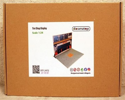 Dioramatoys DTF2472 Tire Shop Display 1:24