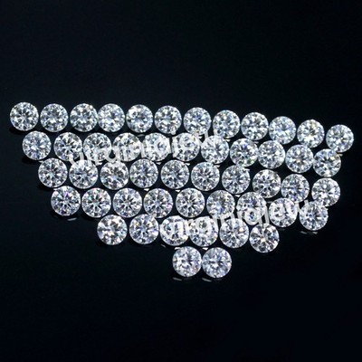 Diamant Naturel Certifié 0,88 Ct - Taille Ronde 6,3 Mm, Qualité VVS/VS1, Excellent Cut, Sans Traitement, Inde