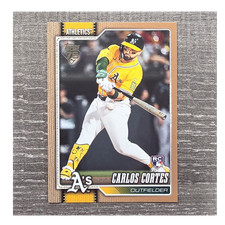 Topps 2026 Series 1 Gold 791/2026 Athletics Carlos Cortes Rookie Serial #249