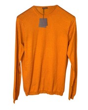 Stile Latino Sweater 85 Cotton 15 Cashmere 462 IT 48 Rusty Brown Crewneck