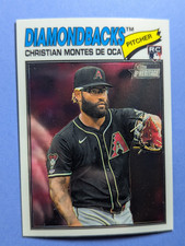 2026 TOPPS HERITAGE BASEBALL CHRISTIAN MONTES DE OCA CHROME ROOKIE CARD 205. rookie card picture