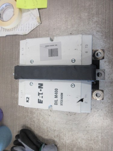 Eaton Contactor DIL M400 XTCE400M 24-48VDC Coil 450A 600V 3Ph Used