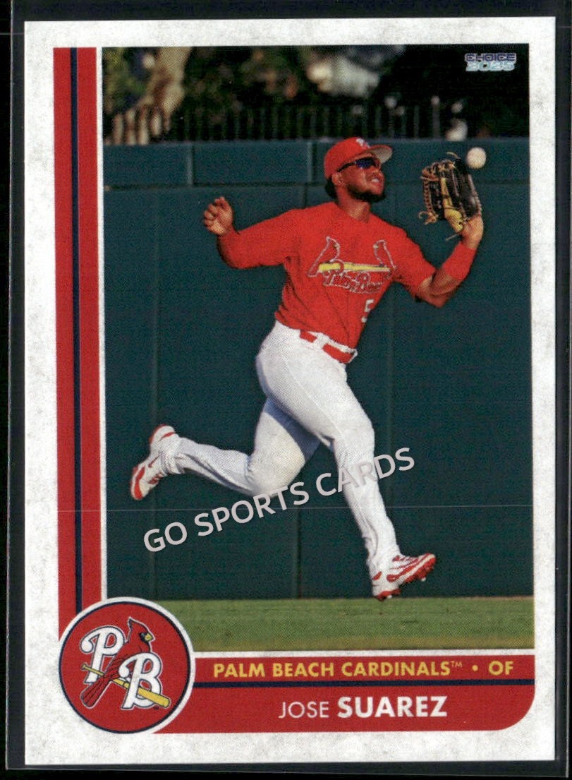 2025 Palm Beach Cardinals Jose Suarez RC Rookie Cardinals DR Minor League